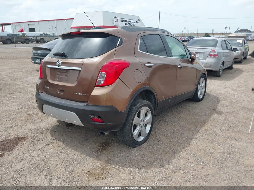 Vin: kl4cjbsb1gb713860, lot: 46071569, buick encore convenience 20164