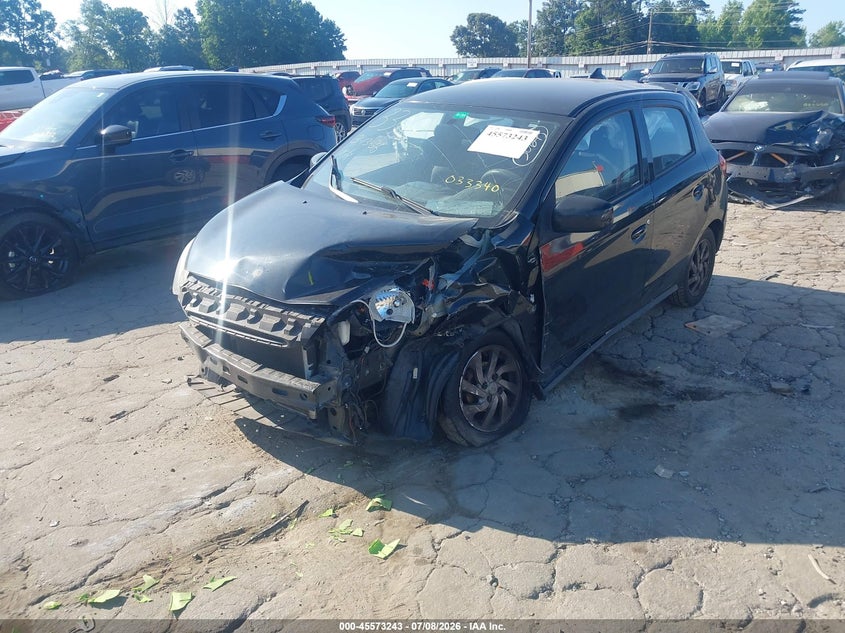 2015 Mitsubishi Mirage, Front End, IAAI, VIN ML32A3HJ9FH033340 — photo 2