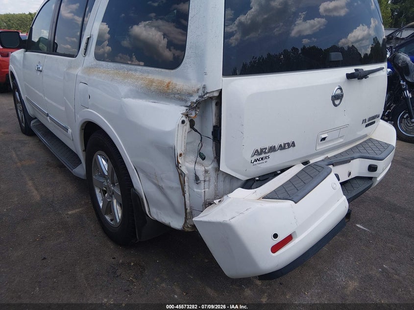 2010 Nissan Armada Platinum VIN: 5N1BA0NF0AN601427 Lot: 45573282