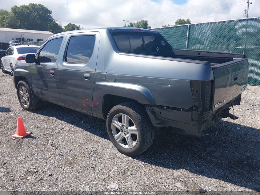 Vin: 5fpyk1f56bb007391, lot: 46071630, honda ridgeline rtl 20113