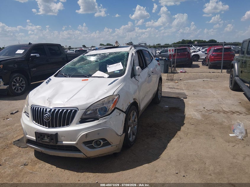 Vin: kl4cjdsb6eb781709, lot: 46071658, buick encore premium 20142