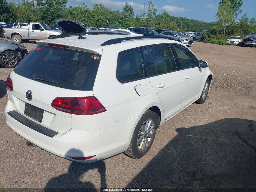 2017 VOLKSWAGEN GOLF SPORTWAGEN auction photo 4