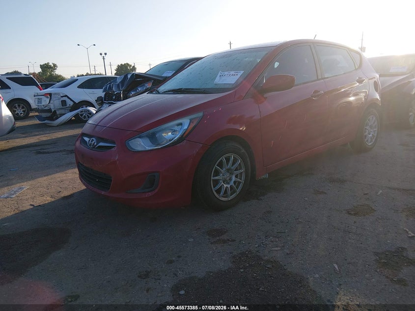 2014 Hyundai Accent, Удар сзади, IAAI, VIN KMHCT5AE4EU179375 — фото 2