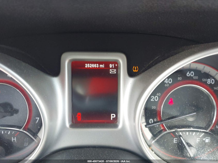 2016 Dodge Journey Sxt VIN: 3C4PDCBG7GT122527 Lot: 45573420