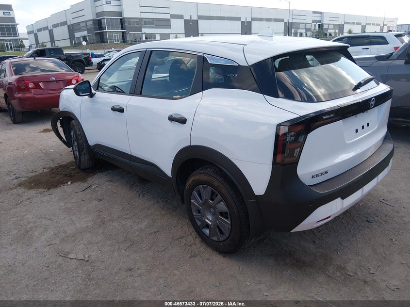 Vin: 3n8ap6bb3sl322918, lot: 46071762, nissan kicks s intelligent awd 20253