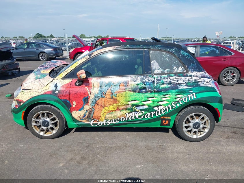 2013 Fiat 500C Pop VIN: 3C3CFFDRXDT742961 Lot: 45573508