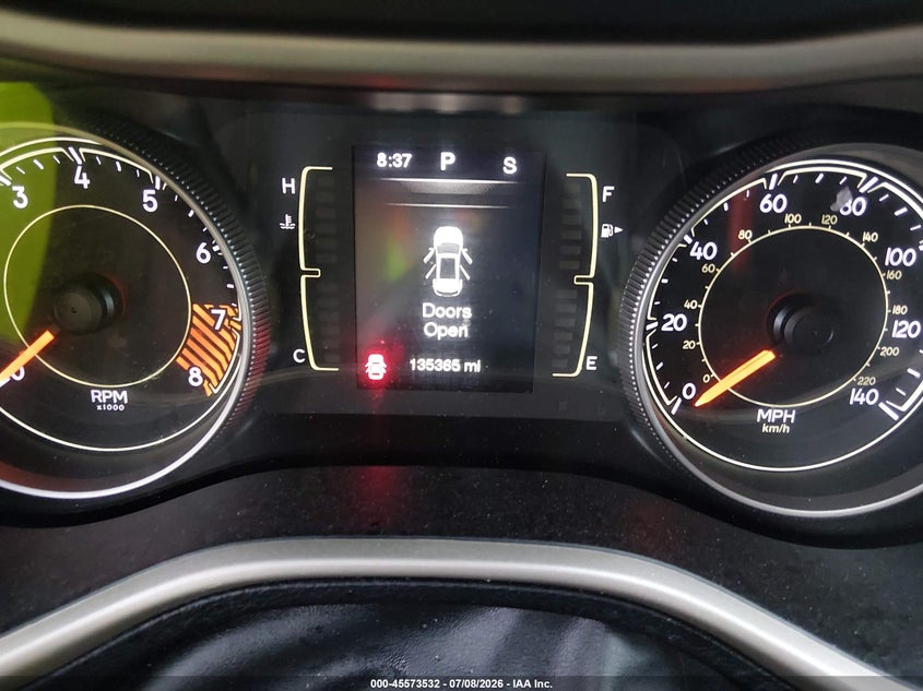 2015 JEEP CHEROKEE SPORT UTILITY VEHICLE 3.2L V-6 DOHC, 271HP