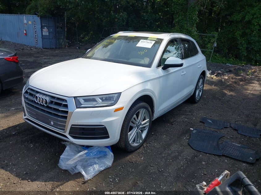 Vin: wa1bnafy9j2208469, lot: 46071867, audi q5 2.0t premium/2.0t tech premium 20182