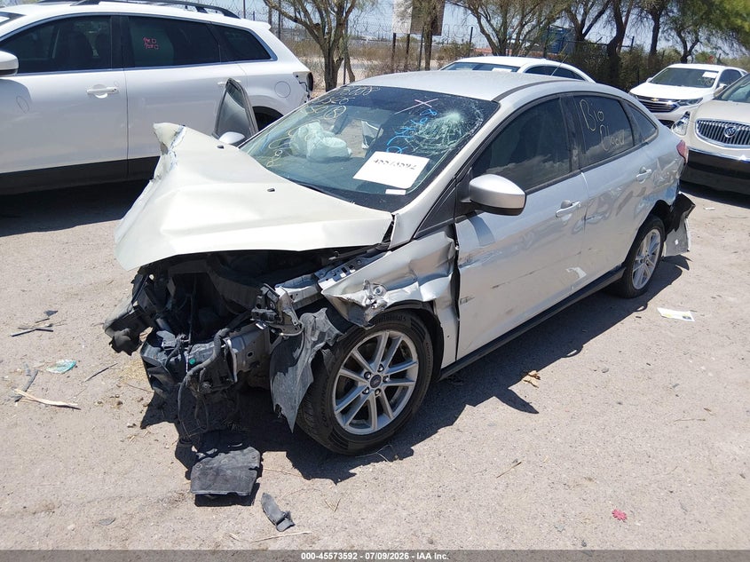 Vin: 1fadp3f2xjl327468, lot: 46071921, ford focus se 20182