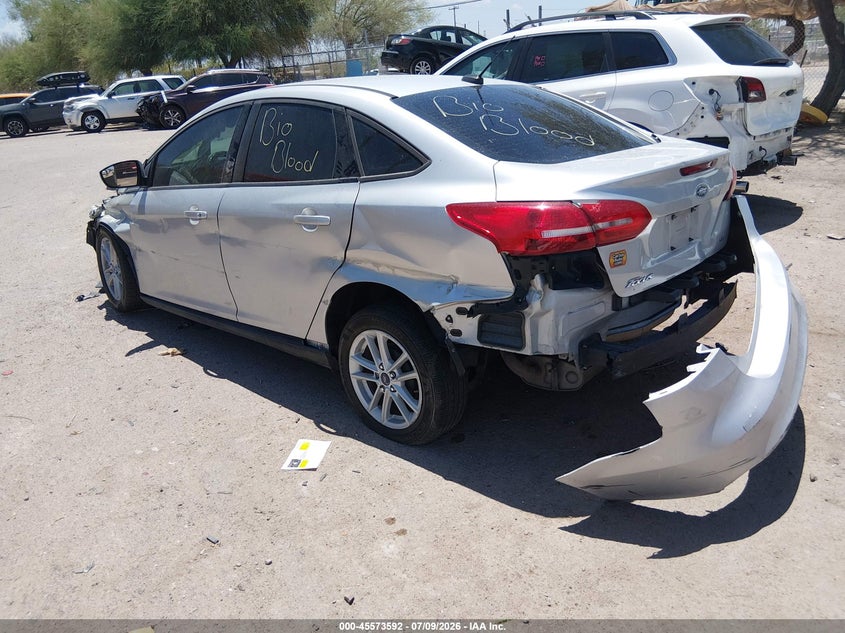 Vin: 1fadp3f2xjl327468, lot: 46071921, ford focus se 20183