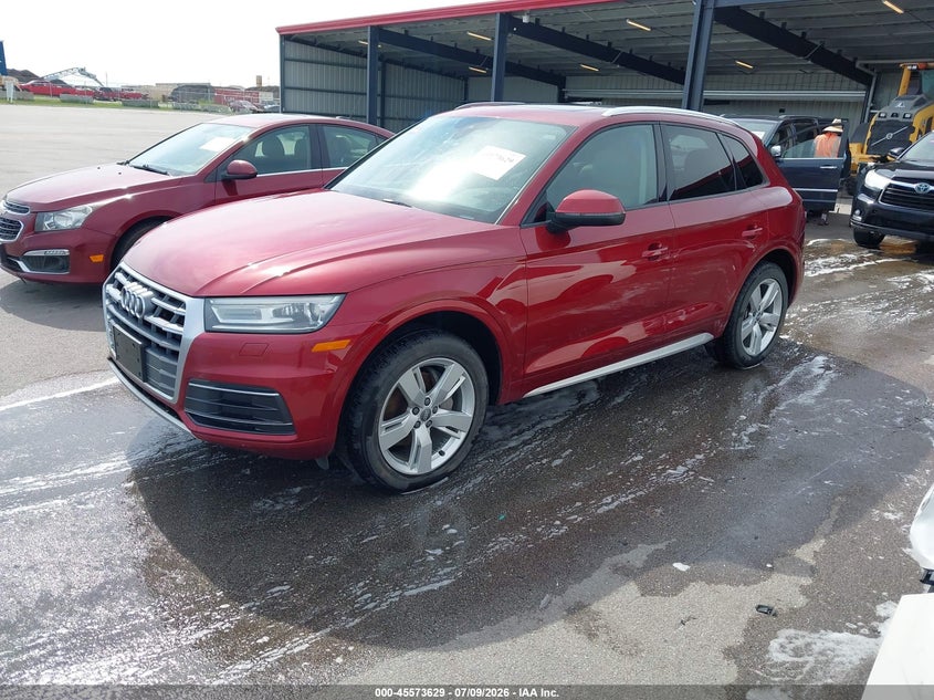 2018 Audi Q5, Град, IAAI, VIN WA1ANAFYXJ2202580 — фото 2