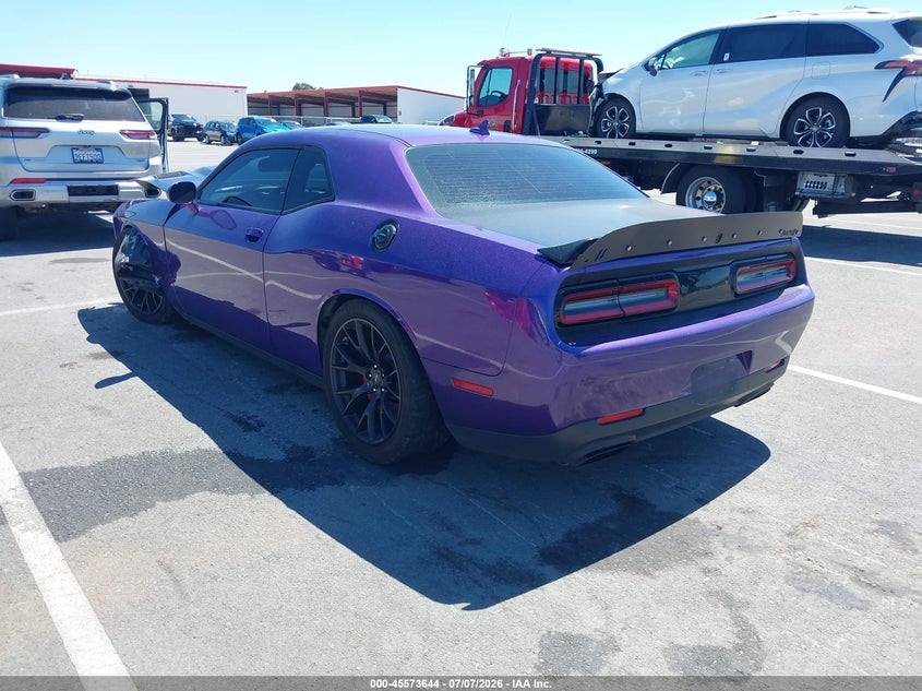 Vin: 2c3cdzc90gh200144, lot: 46071973, dodge challenger srt hellcat 20163