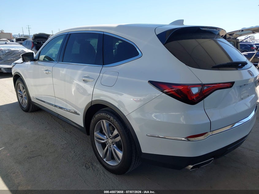 ACURA MDX 2022 VIN 5J8YE1H30NL007689