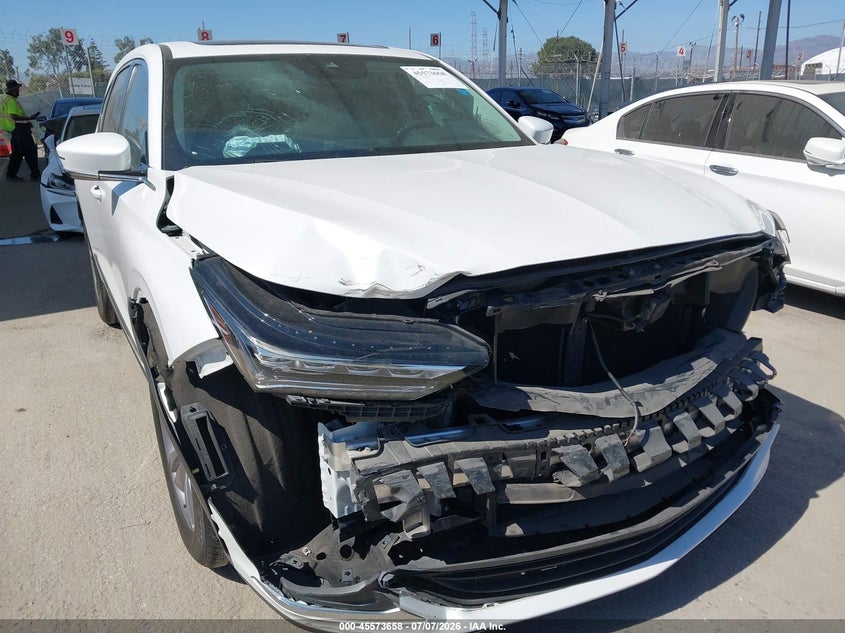 ACURA MDX 2022 VIN 5J8YE1H30NL007689