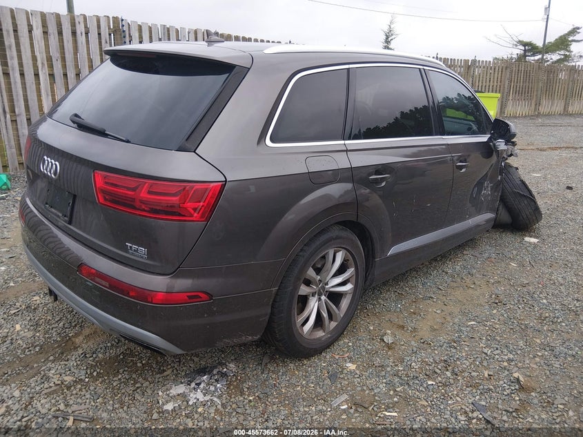 Vin: wa1laaf78hd020418, lot: 46071991, audi q7 3.0t premium 20174