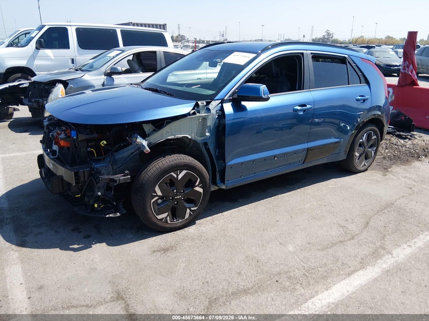 Vin: kndcr3l19r5117925, lot: 46071993, kia niro ev wind 20242