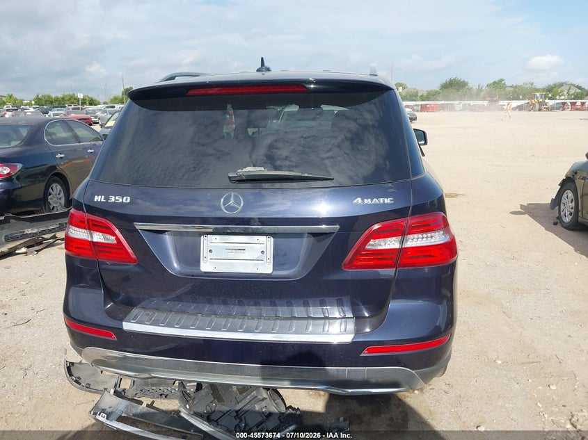 2012 Mercedes-Benz Ml 350 4Matic VIN: 4JGDA5HB3CA014311 Lot: 45573674