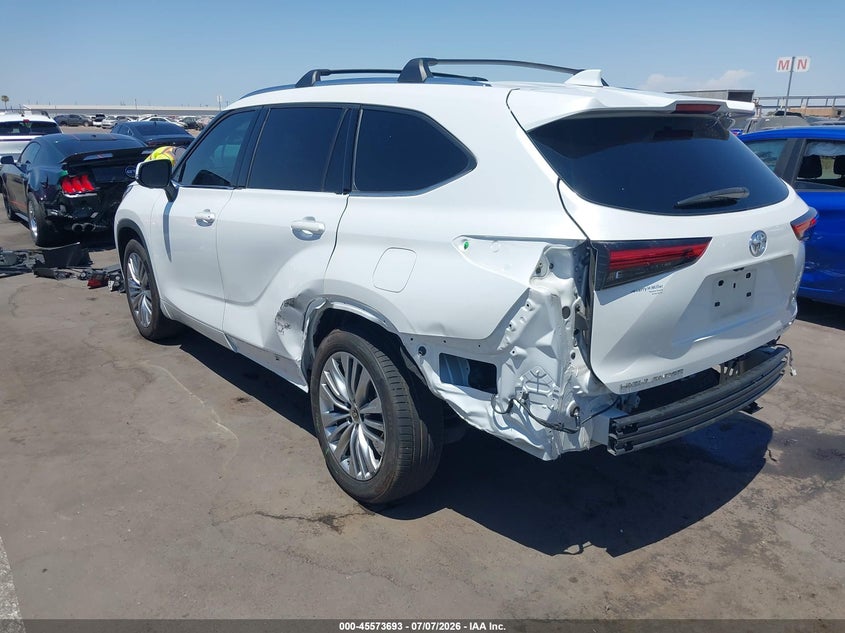 Vin: 5tdkdrah8ps507516, lot: 46072022, toyota highlander platinum 20233
