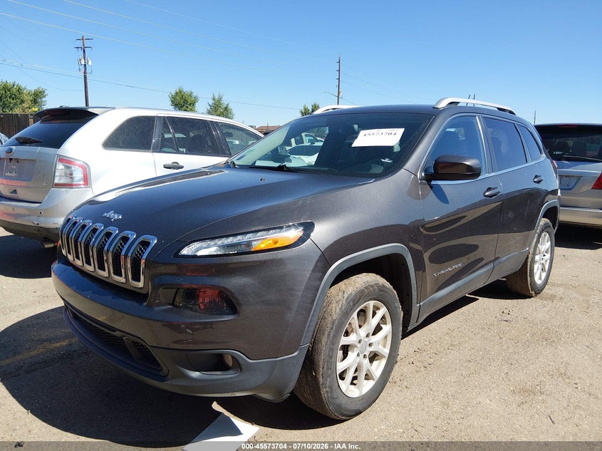 2015 Jeep Cherokee, Rear, IAAI, VIN 1C4PJMCBXFW540543 — photo 2