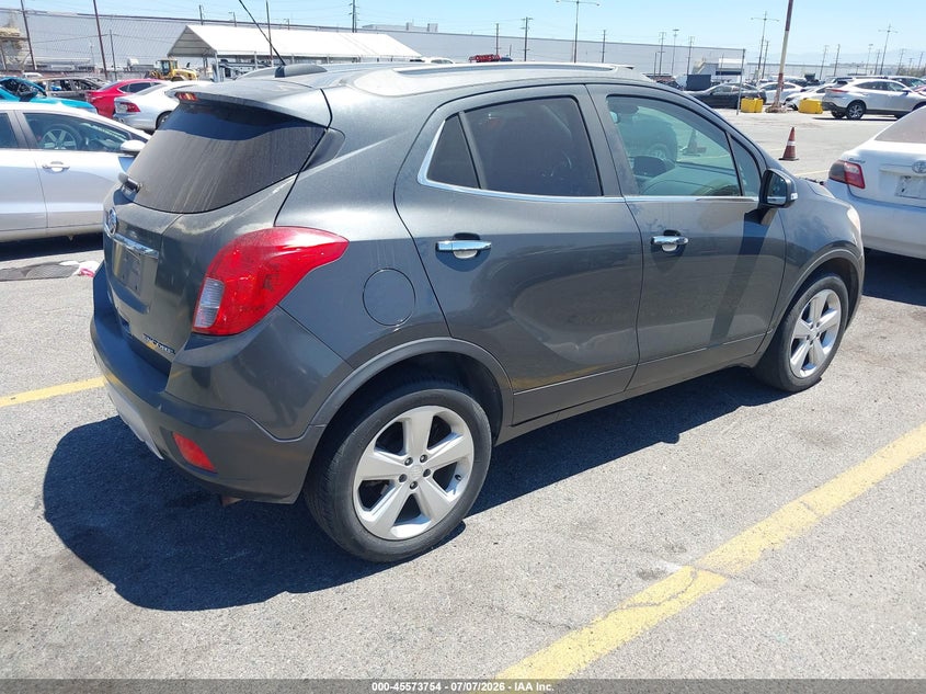 Vin: kl4cjasb7gb590639, lot: 46072083, buick encore 20164