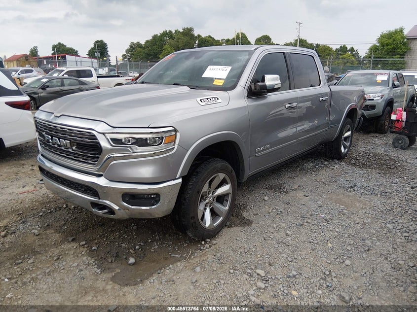 Vin: 1c6srfpt4ln156607, lot: 46072093, ram 1500 limited  4x4 6'4 box 20202