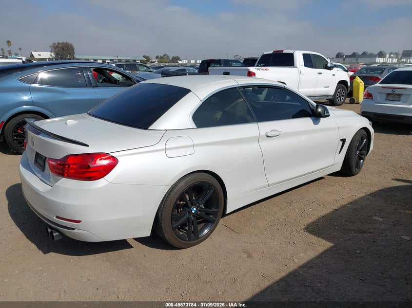Vin: wba3v7c51g5a26022, lot: 46072113, bmw 428i 20164