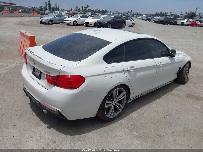Vin: wba4b1c56gg242329, lot: 46072121, bmw 435i gran coupe 20164