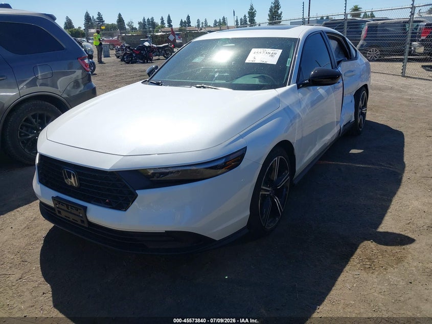 2026 Honda Accord Hybrid Sport, Left & Right Side, IAAI, VIN 1HGCY2F55TA007885 — photo 2