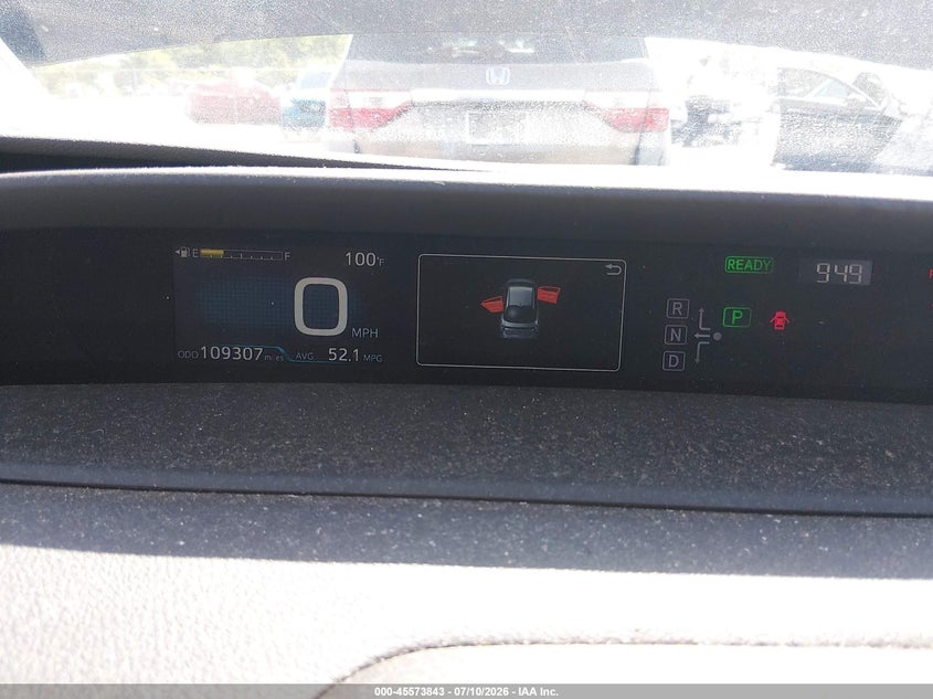 2017 TOYOTA PRIUS auction photo 7