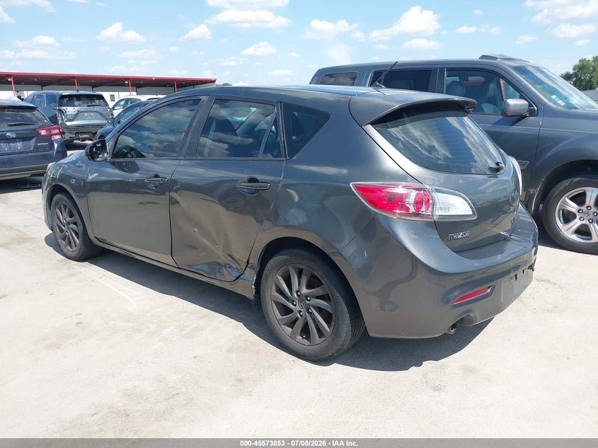Vin: jm1bl1l86c1657682, lot: 46072182, mazda mazda3 i touring 20123