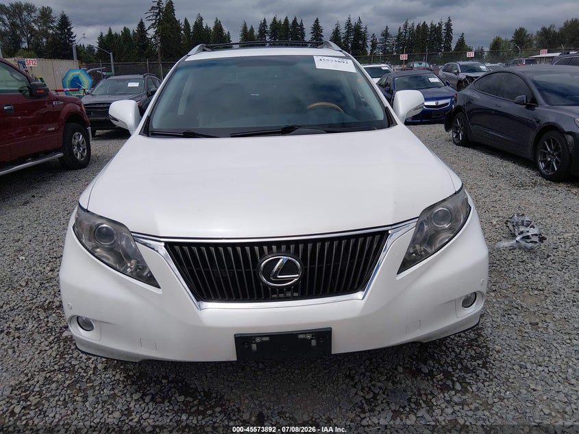LEXUS RX 350 2011 VIN 2T2BK1BA2BC106789