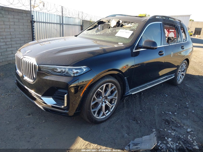 Vin: 5uxcw2c01m9g78567, lot: 46072226, bmw x7 xdrive40i 20212