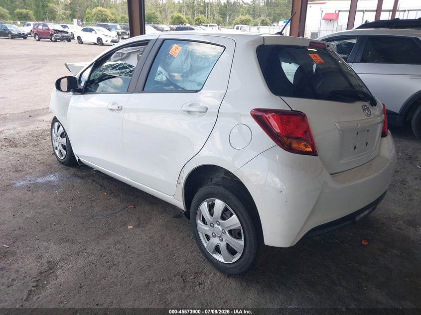 Vin: vnkktud38ga065587, lot: 46072229, toyota yaris l 20163