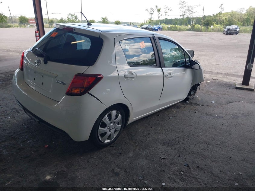 Vin: vnkktud38ga065587, lot: 46072229, toyota yaris l 20164