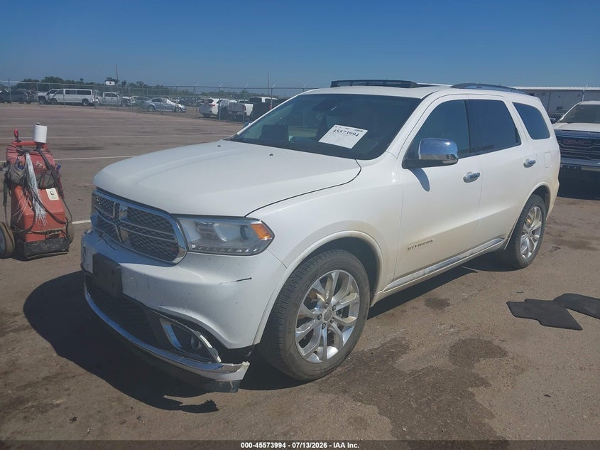 Vin: 1c4rdjeg5hc691091, lot: 46072323, dodge durango citadel awd 20172