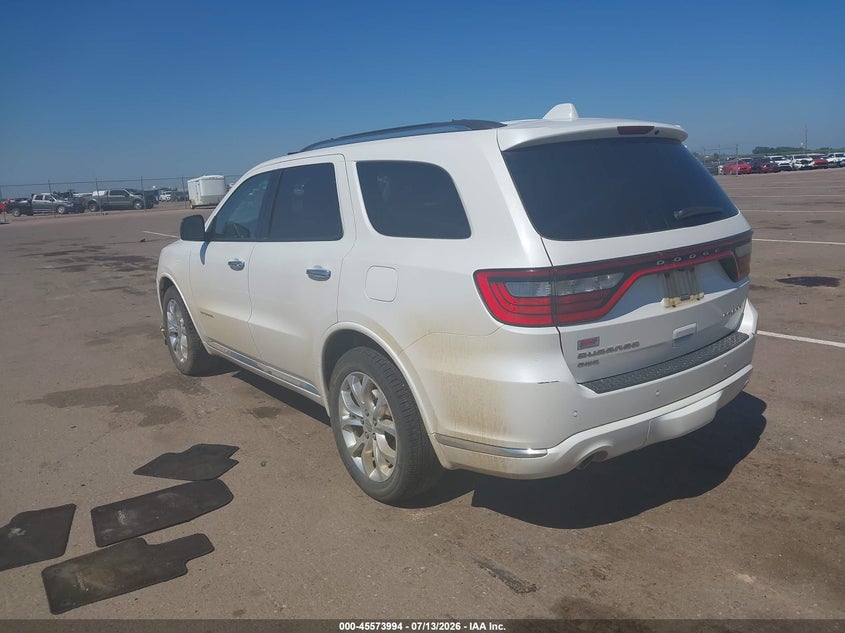 Vin: 1c4rdjeg5hc691091, lot: 46072323, dodge durango citadel awd 20173