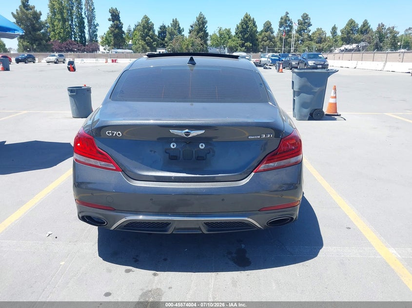 2019 Genesis G70 3.3T Advanced VIN: KMTG34LE0KU034716 Lot: 45574004