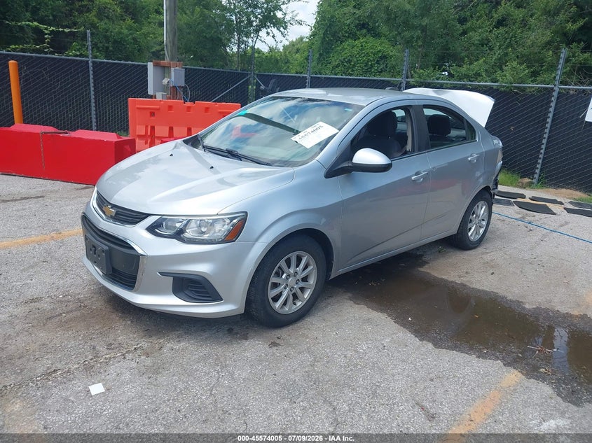 2017 Chevrolet Sonic, Rear, IAAI, VIN 1G1JD5SG5H4148559 — photo 2