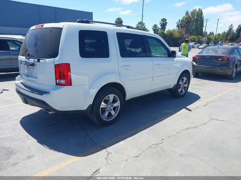 Vin: 5fnyf3h46fb033850, lot: 46072338, honda pilot ex 20154