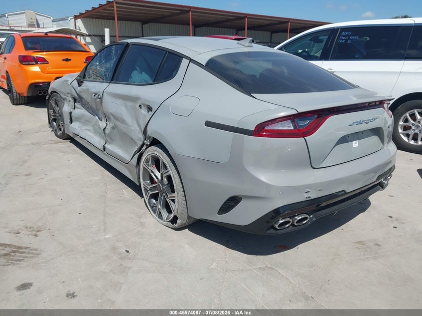 Vin: knae45lc3l6077554, lot: 46072416, kia stinger gt1 20203