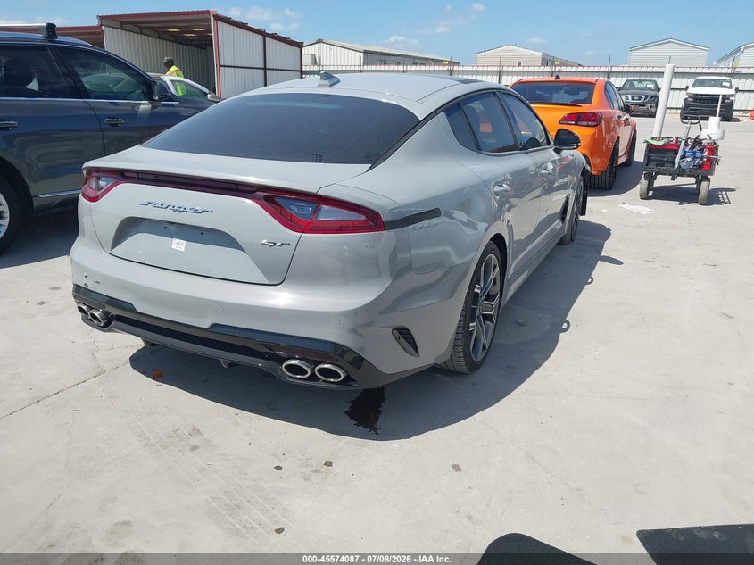 Vin: knae45lc3l6077554, lot: 46072416, kia stinger gt1 20204