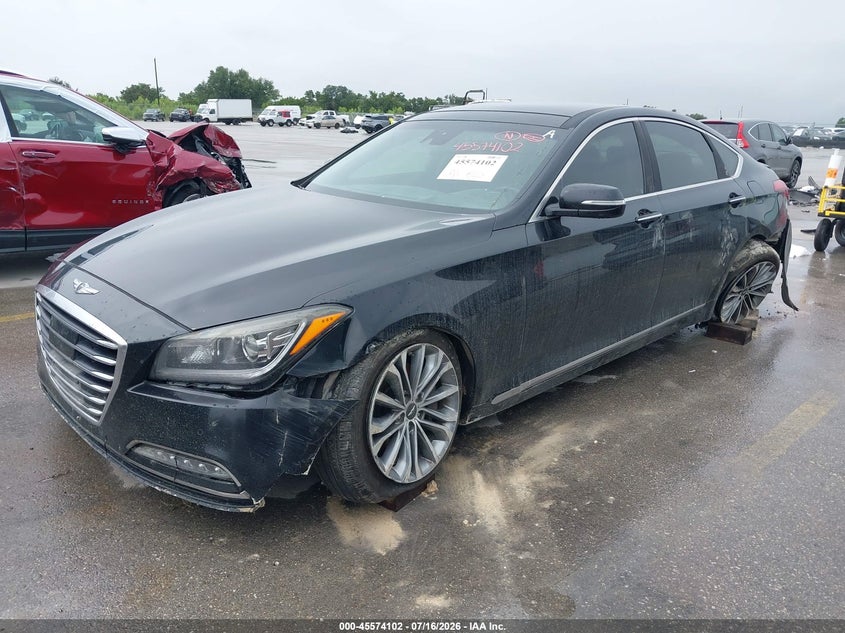 Vin: kmhgn4je7hu192924, lot: 46072431, genesis g80 3.8 20172