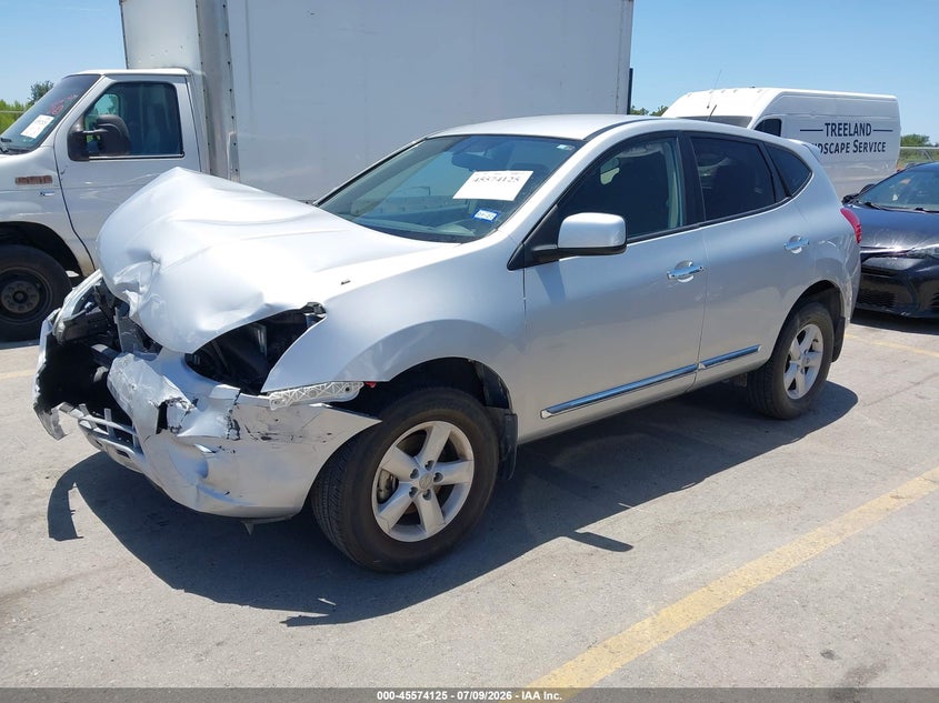 2013 Nissan Rogue, Удар спереду, IAAI, VIN JN8AS5MTXDW041243 — фото 2