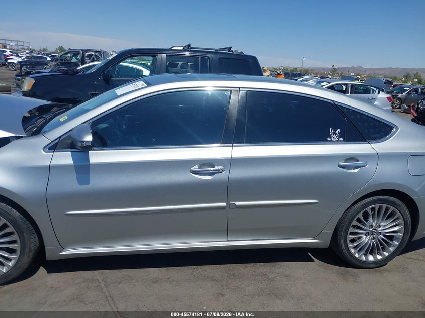 2016 TOYOTA AVALON SEDAN 3.5L V-6 DOHC, VVT, 268HP