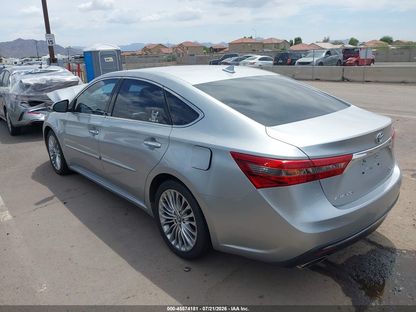 2016 TOYOTA AVALON SEDAN 3.5L V-6 DOHC, VVT, 268HP