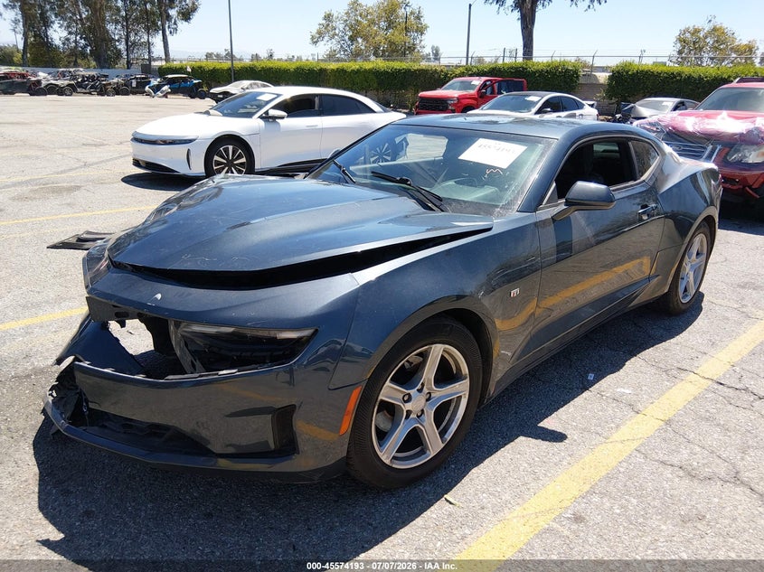 2019 Chevrolet Camaro, Удар спереди, IAAI, VIN 1G1FB1RX6K0135537 — фото 2