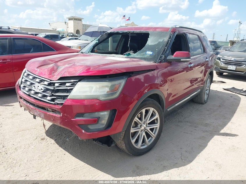 Vin: 1fm5k8f8xggc15393, lot: 46072527, ford explorer limited 20162