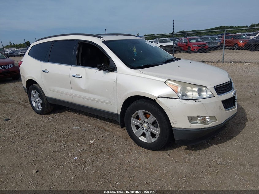 Vin: 1gnkrjed0cj344367, lot: 46072575, chevrolet traverse lt w/2lt 2012 img_1