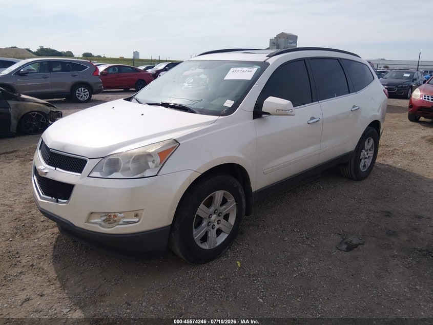 Vin: 1gnkrjed0cj344367, lot: 46072575, chevrolet traverse lt w/2lt 20122