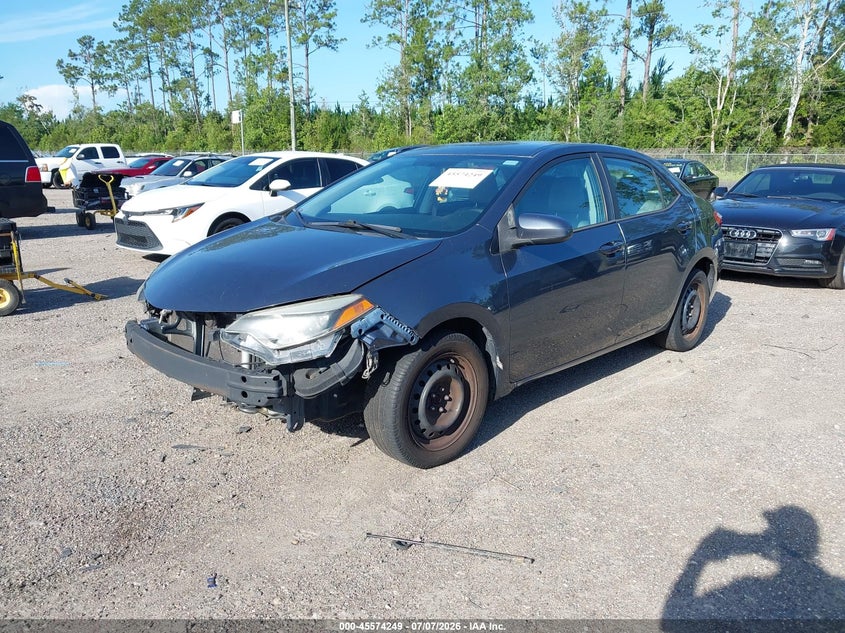 2015 Toyota Corolla, Обычный износ, IAAI, VIN 2T1BURHE0FC415688 — фото 2